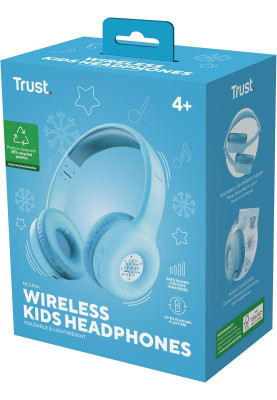 Trust Навушники On-ear Nouna Kids, Wireless, Mic, Синій