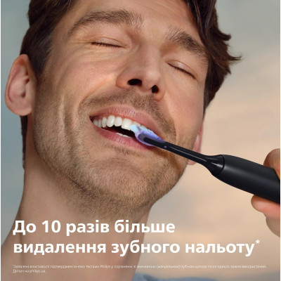 Philips Щітка зубна електр., Sonicare 7100 Series, 62т. колів/хв, насадок-1, футляр, чорний