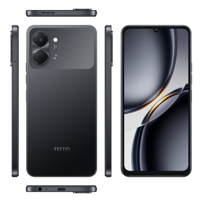 TECNO Смартфон Spark Go 3 (KM3) 6.75" 4/128ГБ, 2SIM, 5000мА•год, Ink Black