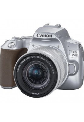 Canon Цифрова фотокамера дзеркальна EOS 250D kit 18-55 IS STM Silver