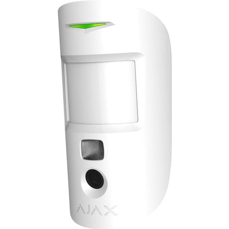 Ajax Датчик руху з покращеною фотофіксацією HDR MotionCam, Jeweller, бездротовий, білий