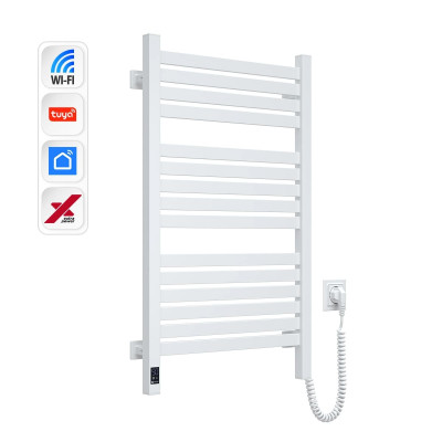 Navin Рушникосушка електрична Авангард Х, 800х480х71мм, Wi-Fi, сталь, білий, праве підключення