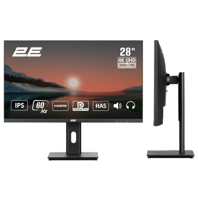 2E Монітор 28" L2825B 2xHDMI, DP, IPS, 84%NTSC, 3840x2160, FreeSync