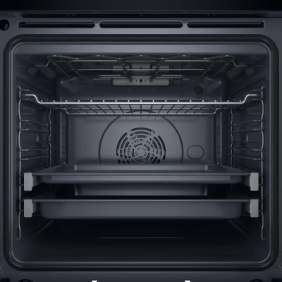 Whirlpool Духовий шафа електричний, 73л, A+, дисплей, конвекція, телескопічні напрямні, чорний