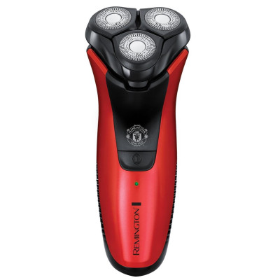 Remington Бритва електр. роторна Man Utd Power Series Aqua, бритв.головок-3, сух.+волог., тример, кейс, чорно-червоний