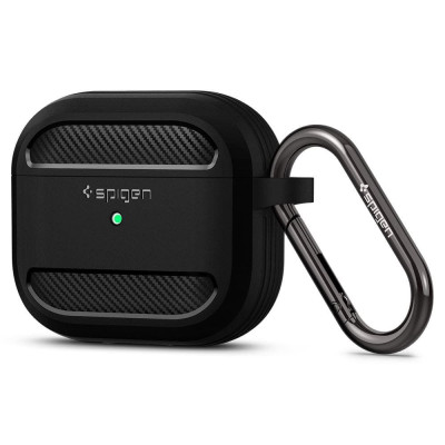 Spigen Чохол для AirPods 3 Rugged Armor, Matte Black
