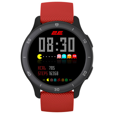 2E Смарт-годинник Motion GT2 47мм, 1.32", 360x360, BT 5.2, Чорно-червоний 2E Смарт-годинник Motion GT2 47мм, 1.32", 360x360, BT 5.2, Чорно-червоний