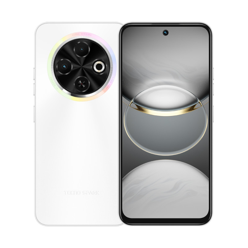 TECNO Смартфон Spark 30C (KL5n) 6.67" 4/128ГБ, 2SIM, 5000мА•год, Orbit White