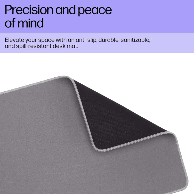 HP Ігрова поверхня 205 Sanitizable, XL, (700х300х2мм), сірий