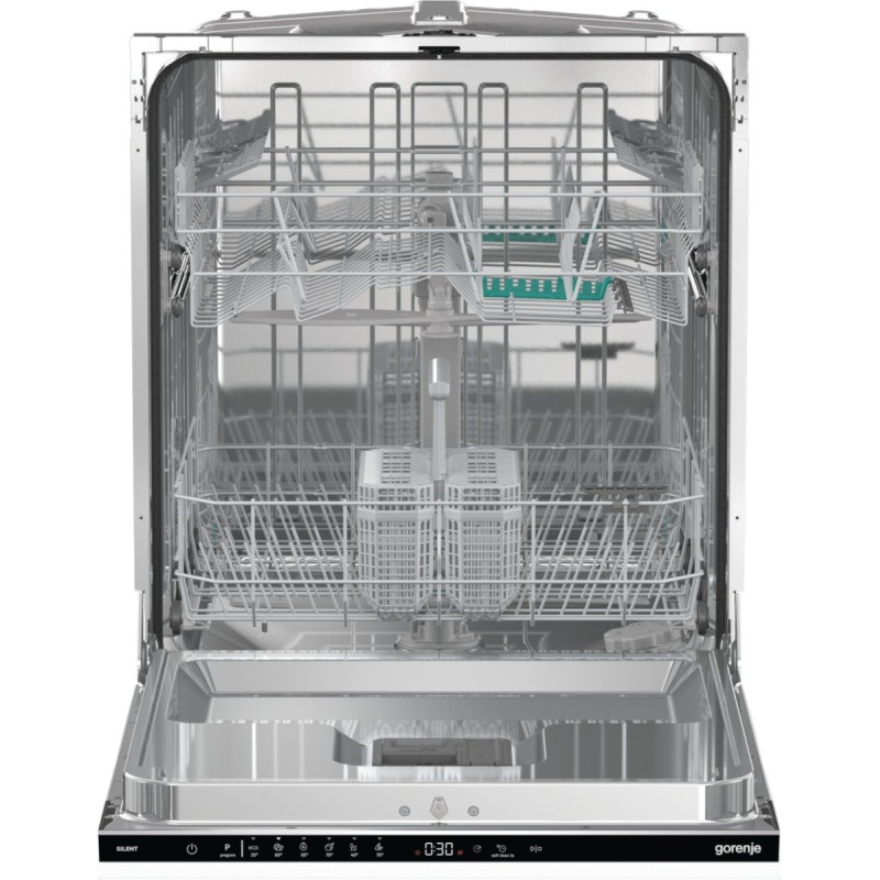 Gorenje Посудомийна машина вбудовувана, 13компл., A++, 60см, AquaStop, 2 кошика, білий