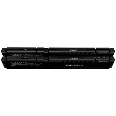 Kingston Пам'ять ПК Kingston DDR5 16GB KIT (8GBx2) 6000 FURY Beast Black EXPO