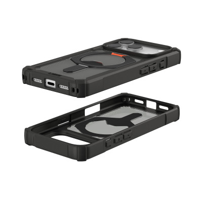 UAG Чохол UAG для iPhone 17 Pro, Plasma XTE MagSafe, Black/Pop Orange