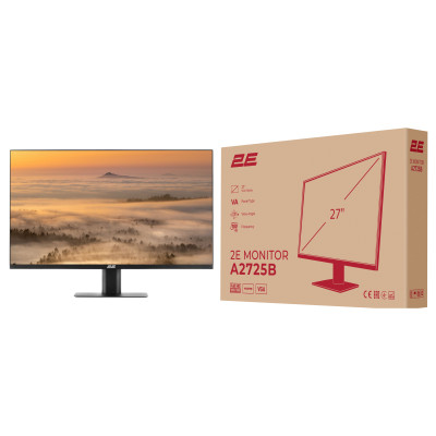 2E Монітор 2E 27" A2725B D-Sub, HDMI, VA, 100Hz 2E Монітор 2E 27" A2725B D-Sub, HDMI, VA, 100Hz