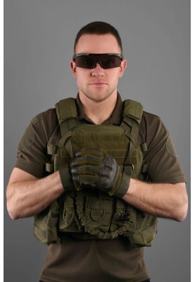 2E Tactical Рукавиці тактичні, Sensor Touch S, хакі