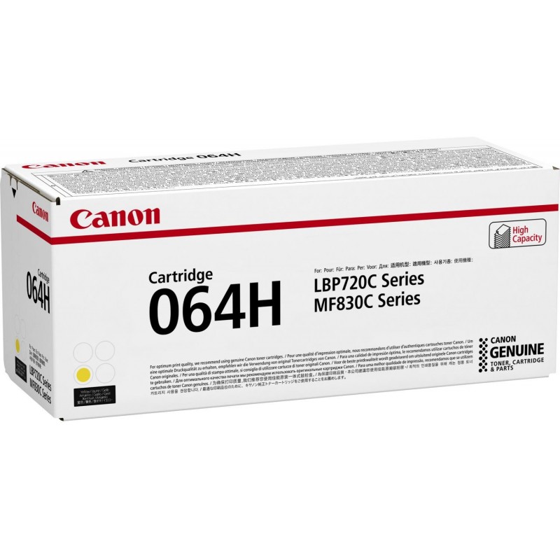 Canon Картридж 064H MF832Cdw/LBP722Cdw Yellow (10500 стор.)