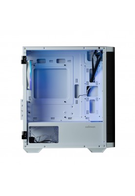 Zalman Корпус M4 без БЖ 2xUSB3.0, 1xUSB2.0 4x120мм ARGB VGA 320мм LCS ready TG Side Window mATX білий