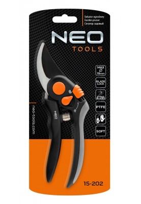 Neo Tools Секатор площинний, d різу 18мм, 200мм, 248г