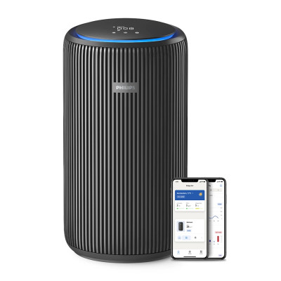 Philips Очисник повітря PureProtect 3200, 135м2, 520м3/год, HEPA +вугільний фільтр, Wi-Fi, 5 режими, синьо-сірий