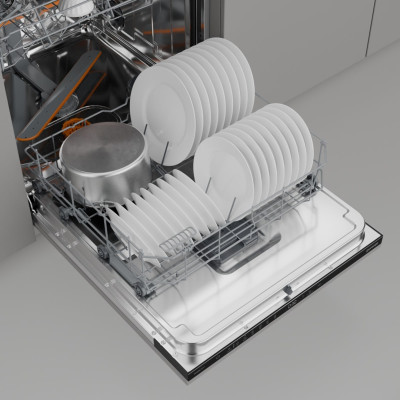 Gorenje Посудомийна машина вбудовувана, 16компл., A++, 60см, AquaStop, автоматичне відчинення, сенсорн.упр, 3и кошики, білий