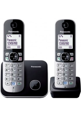 Panasonic Радіотелефон DECT KX-TG6812UAB Black