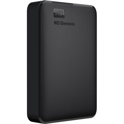 WD Портативний жорсткий диск 5TB USB 3.0 Elements Portable Black