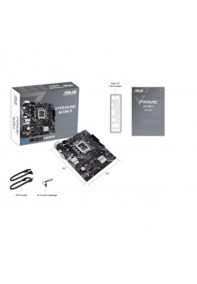 ASUS Материнcька плата PRIME H610M-K s1700 H610 2xDDR5 M.2 HDMI D-Sub mATX