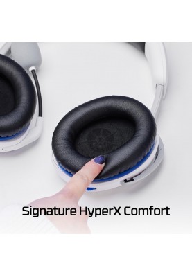 HyperX Гарнітура Cloud Stinger 2 PS4/PS5, mini-jack, біло-синій
