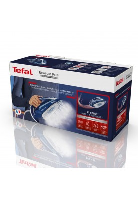 Tefal Праска Easygliss 2, 2700Вт, 270мл, паровий удар -240гр, постійна пара - 50гр, керам. підошва, синій