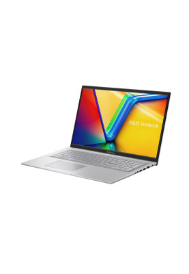 ASUS Ноутбук Vivobook 17 X1704ZA-AU386 17.3" FHD IPS, Intel i5-1235U, 8GB, F512GB, UMA, NoOS, Сріблястий