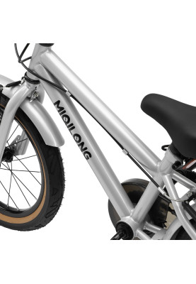 Miqilong Дитячий велосипед ST 16" срібний