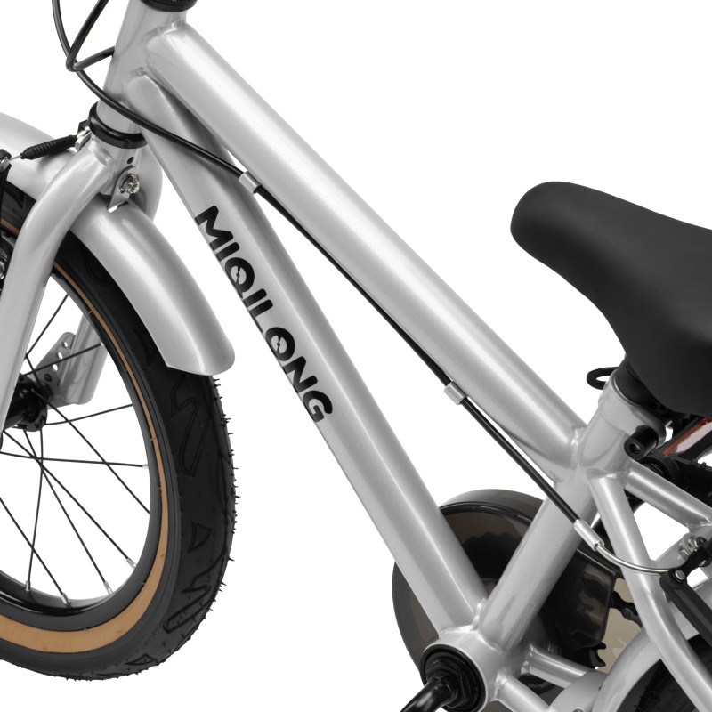 Miqilong Дитячий велосипед ST 16" срібний