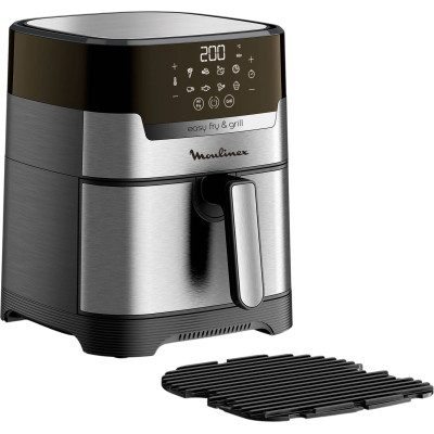 Moulinex Мультипіч EasyFry&Grill Digital, 1550Вт, чаша-4.2л, сенс. керув., пластик, сірий