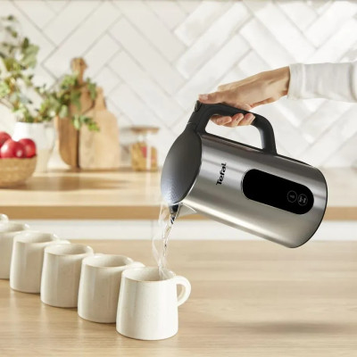 Tefal Електрочайник Tefal Selection 1.7л, з підвійними стінками, 6 темп.реж, підтримка температури, сенc. управління, сірий