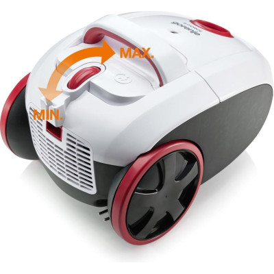 Gorenje Пилосос мішковий, 850Вт, конт пил -3л, HEPA, телескоп трубка, білий Gorenje Пилосос мішковий, 850Вт, конт пил -3л, HEPA, телескоп трубка, білий