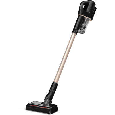 Miele Пилосос безпровідний SQLL0 36 Duoflex HX1 TotalCare, 210Вт, сухе прибирання, конт пил -0,3л, автон. робота до 12/55хв, Hygiene Lifetime, Vortex, щітка Multi Floor, чорно-золотий