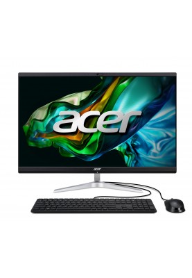 Acer Комп'ютер персональний моноблок Aspire C27-1851 27" FHD Intel i7-1360P, 16GB, F512GB, UMA, Wi-Fi, кл+м, без ОС, чорний