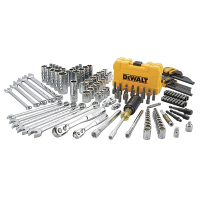 DeWALT Набір головок, біт, шестигранних та накидних ключів DeWALT, 1/4", 3/8", кейс, 142шт