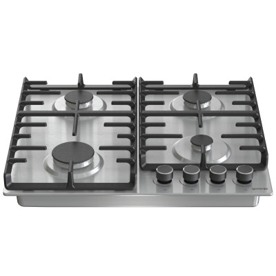 Gorenje Варильна поверхня газова, 60см, чавун, нерж Gorenje Варильна поверхня газова, 60см, чавун, нерж