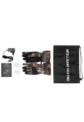 2E Tactical Рукавиці з підігрівом Hunter Camo, розмір XXL