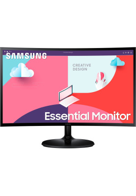 Samsung Монітор 27" S27C360E D-Sub, HDMI, VA, 75Hz, 4ms, CURVED