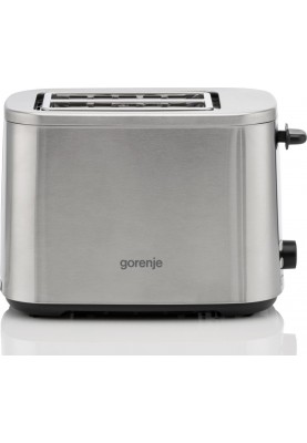 Gorenje Тостер 800Вт, підігрів, розморожування, пластик, сріблястий