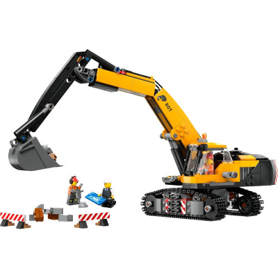 LEGO Конструктор City Жовтий будівельний екскаватор