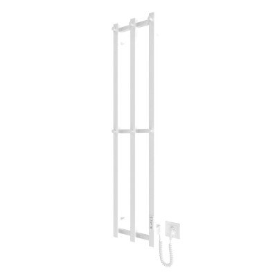 Hygge Family Рушникосушка електрична Slim, 1170х250х80мм, таймер-регулятор, сталь, білий матовий