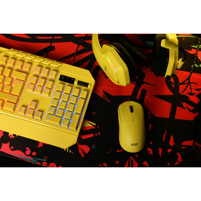 2E Gaming Миша MG355 WL, RGB, USB-A/WL, жовтий 2E Gaming Миша MG355 WL, RGB, USB-A/WL, жовтий