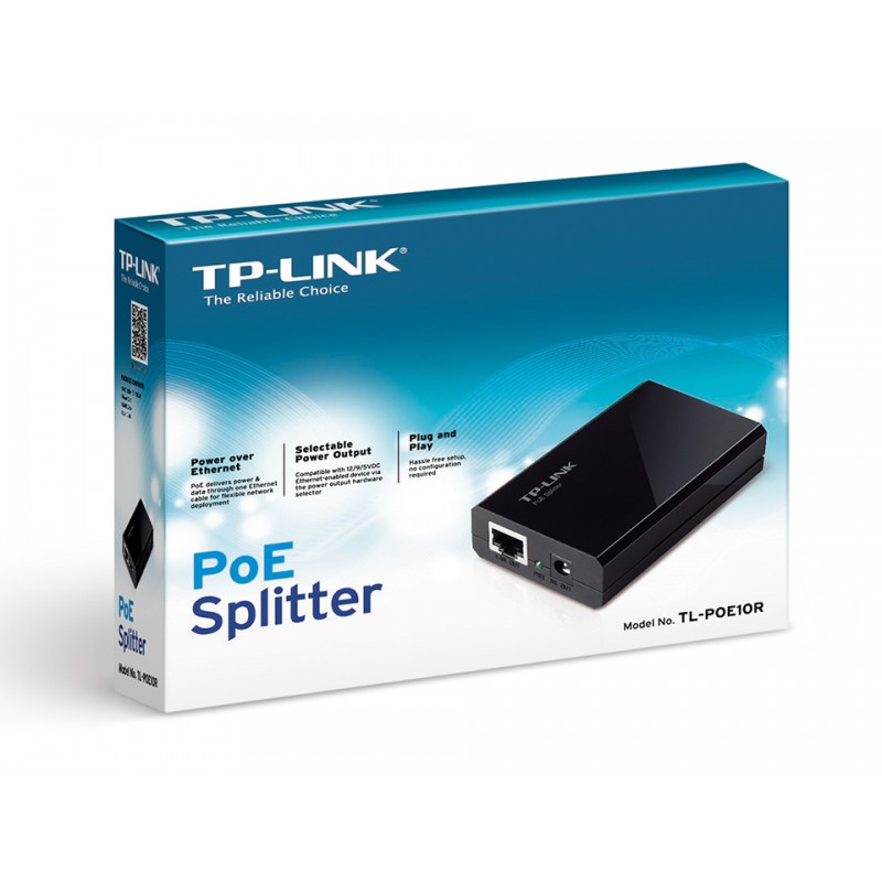TP-Link PoE-Сплітер TL-POE10R 2xGE 5/9/12V 15.4W
