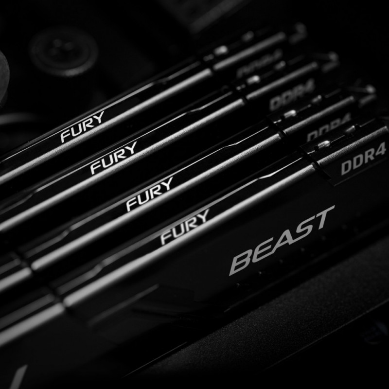 Kingston Пам'ять до ПК DDR4 2666 32GB KIT (16GBx2) FURY Beast