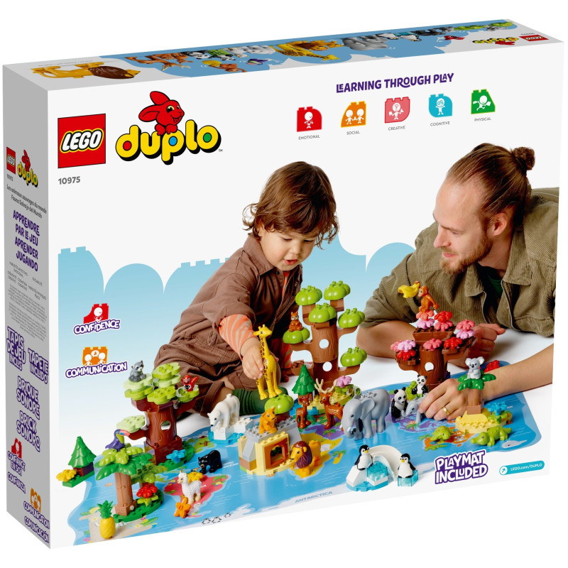 LEGO Конструктор DUPLO Town Дикі тварини світу