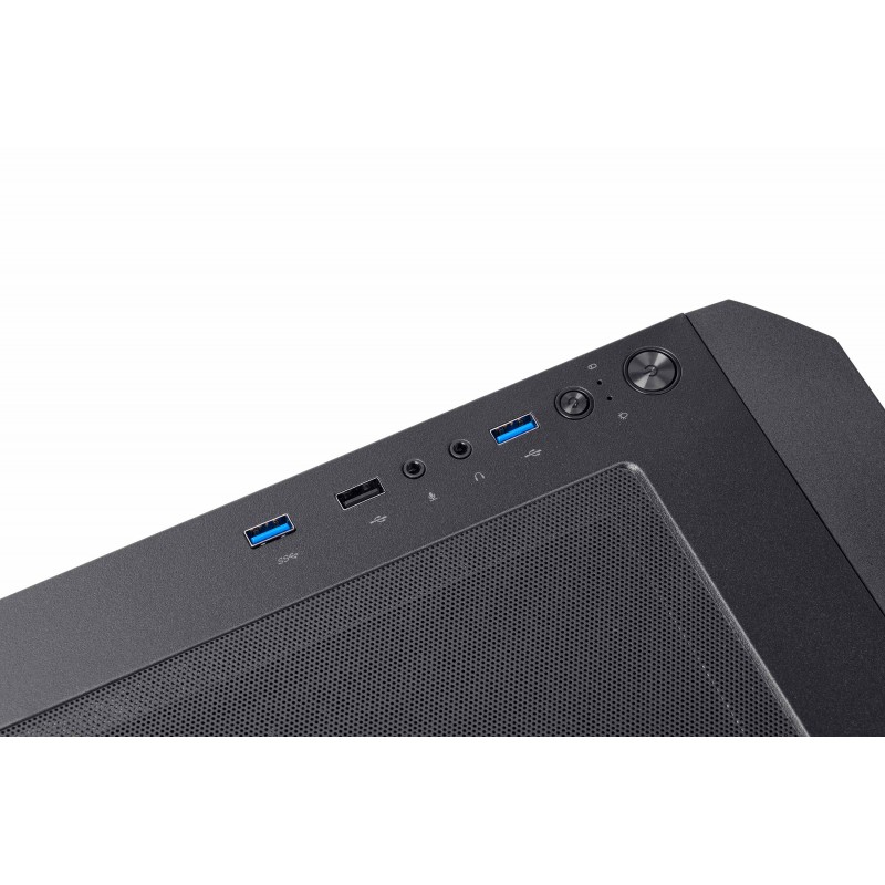 2E Gaming Корпус Calleo GB700 без БЖ 2xUSB3.0, 1xUSB2.0, 4x120мм ARGB, VGA 320мм, LCS ready, контролер з пультом, TG Side Window, mATX, чорний