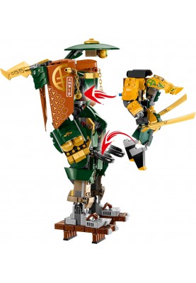 LEGO Конструктор Ninjago Командні роботи ніндзя Ллойда й Арін