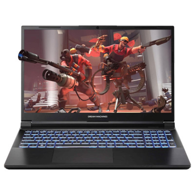 Dream Machines Ноутбук RG4070-15 15.6FHD IPS, Intel i7-13620H, 32GB, F1TB, NVD4070-8, DOS, чорний